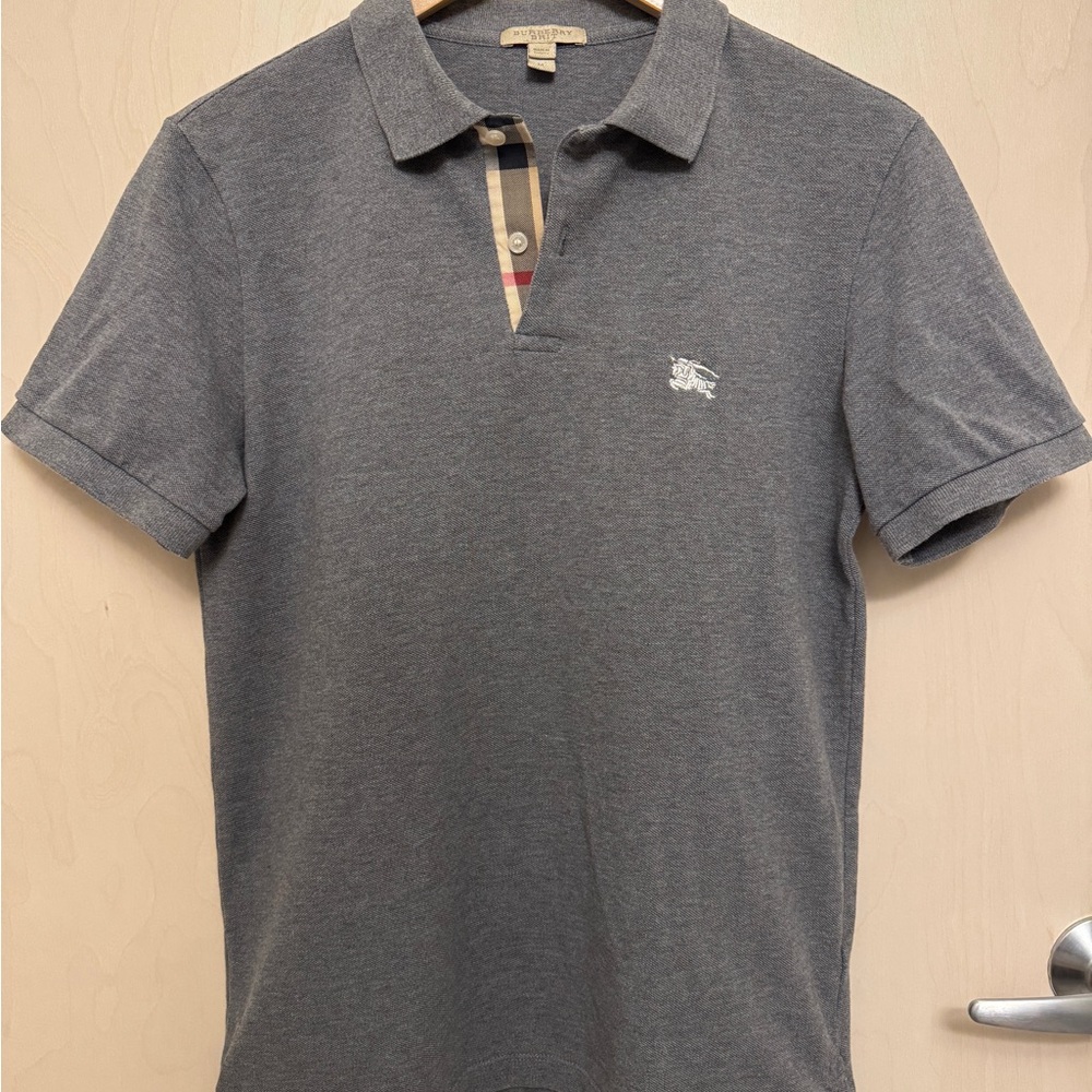 Burberry Charcoal Polo Shirt